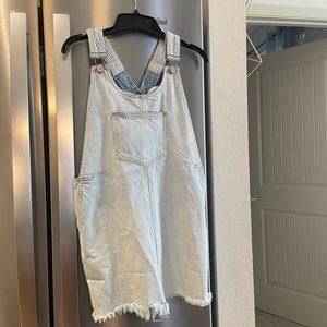 Denim overall dress 2
